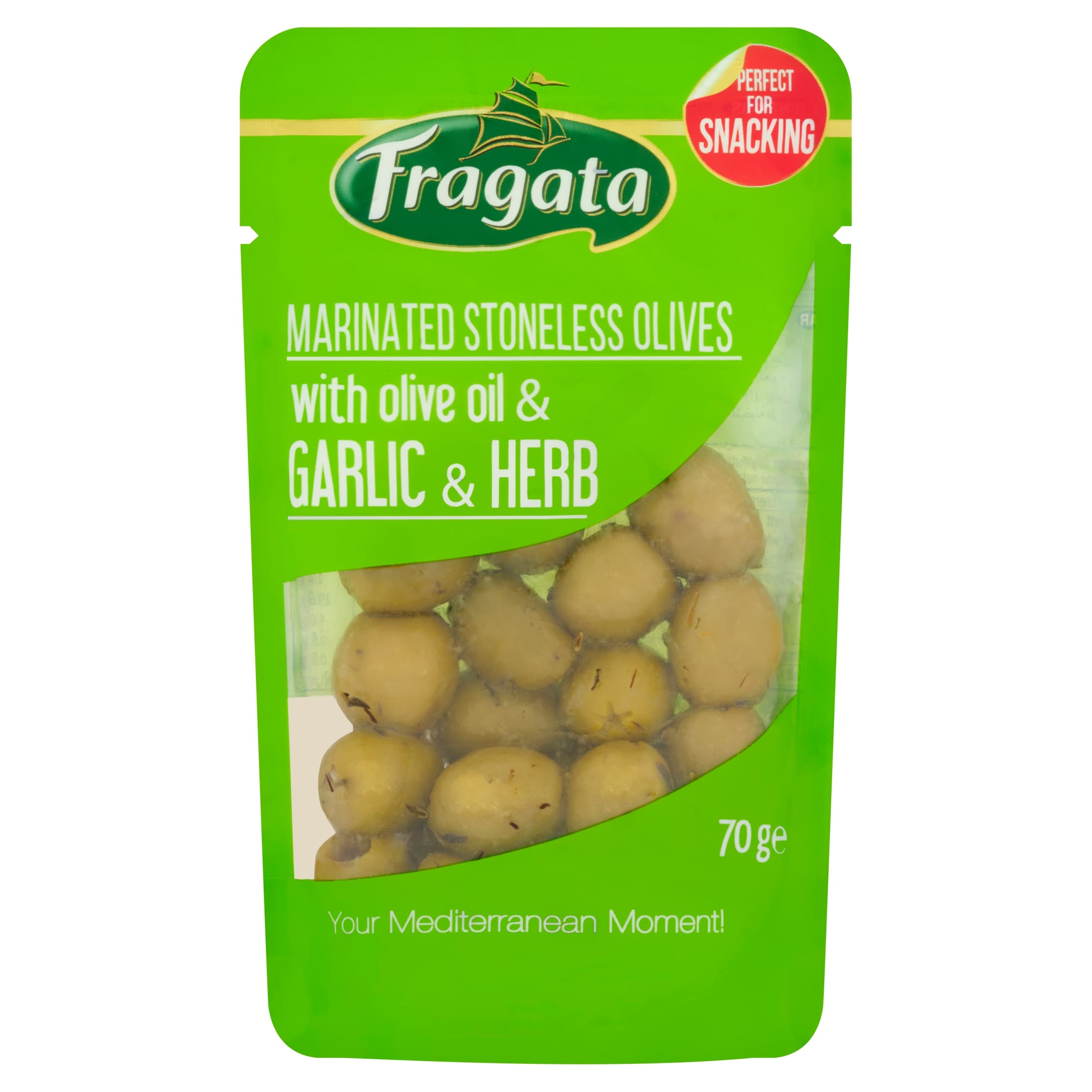  Fragata Marinated Stoneless Olives with Olive Oil & Garlic & Herbs
