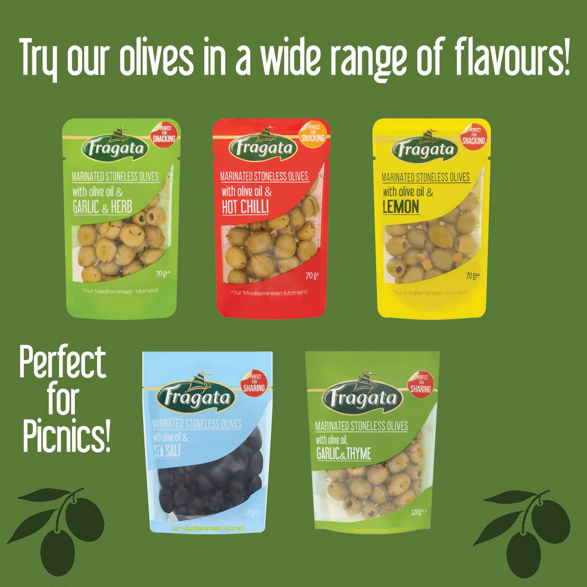 Fragata Marinated Stoneless Olives with Olive Oil & Lemon 70g thumbnail 4