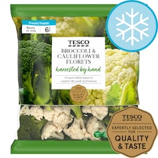 Tesco Broccoli & Cauliflower Floret Mix 900G