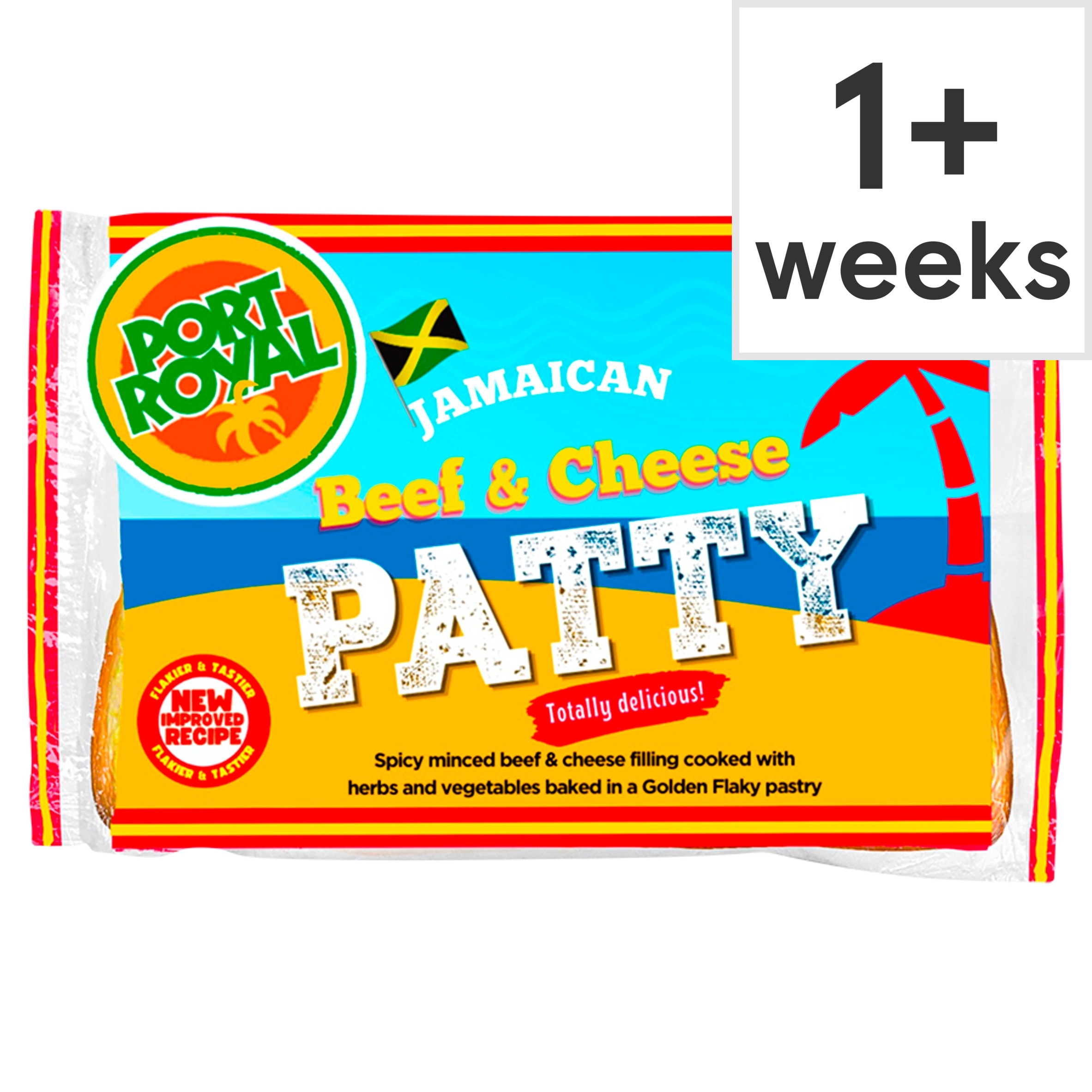 Port Royal Jamaican  Beef & Cheese Patty