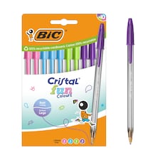 BIC Cristal Pens Fun 10 Pack