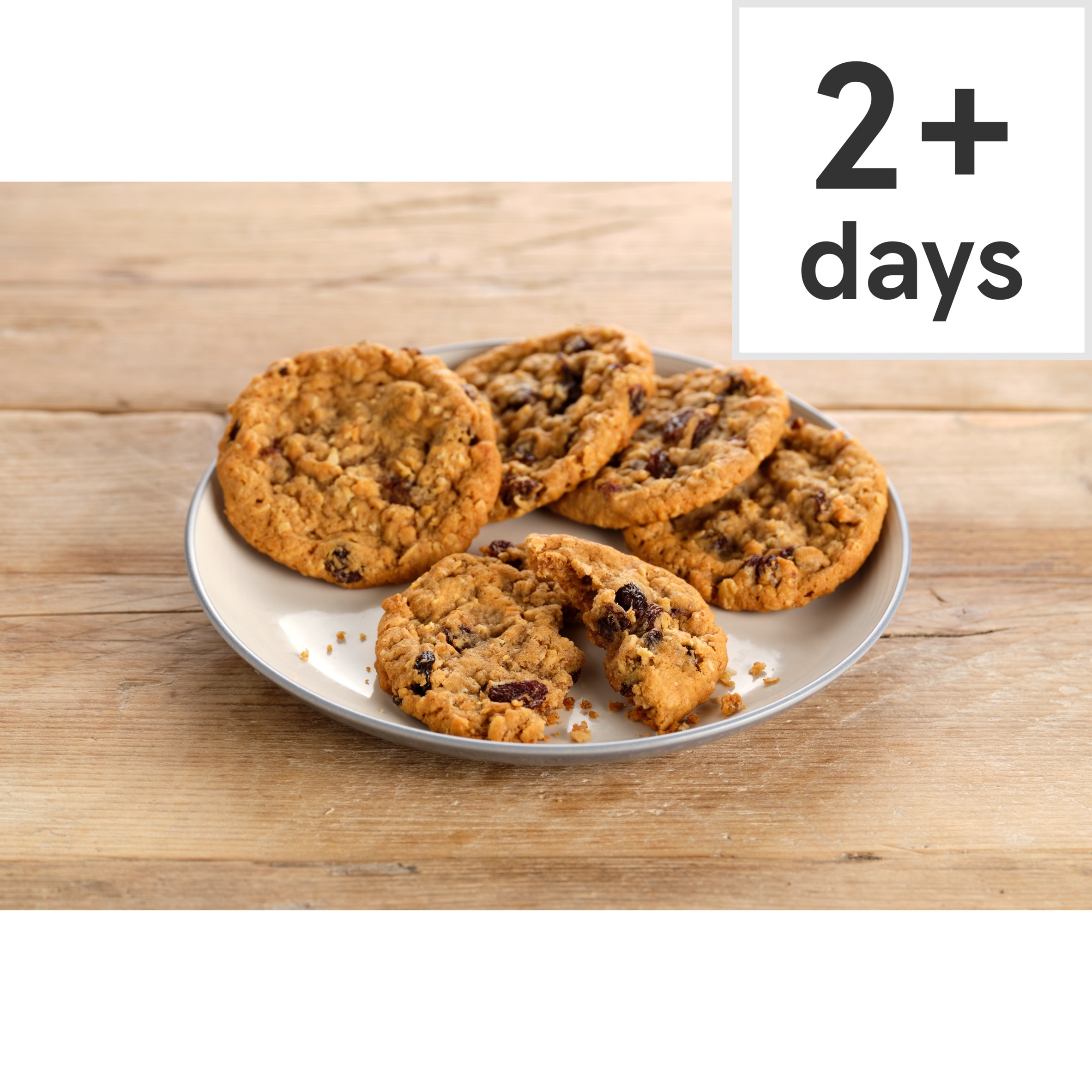 Tesco Oat And Raisin Cookies 5 Pack