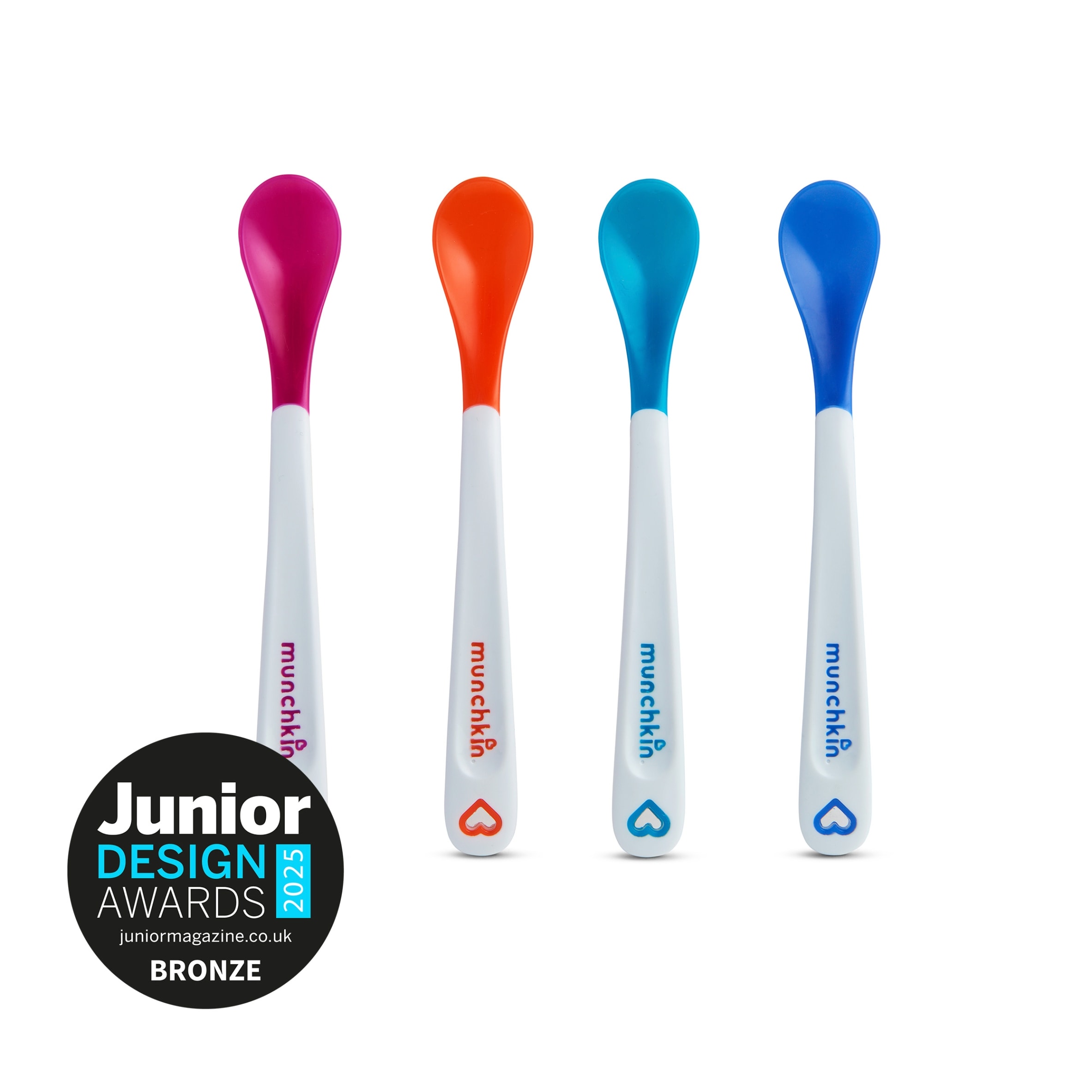 Munchkin White Hot Safety Spoons 4 Pack thumbnail 2