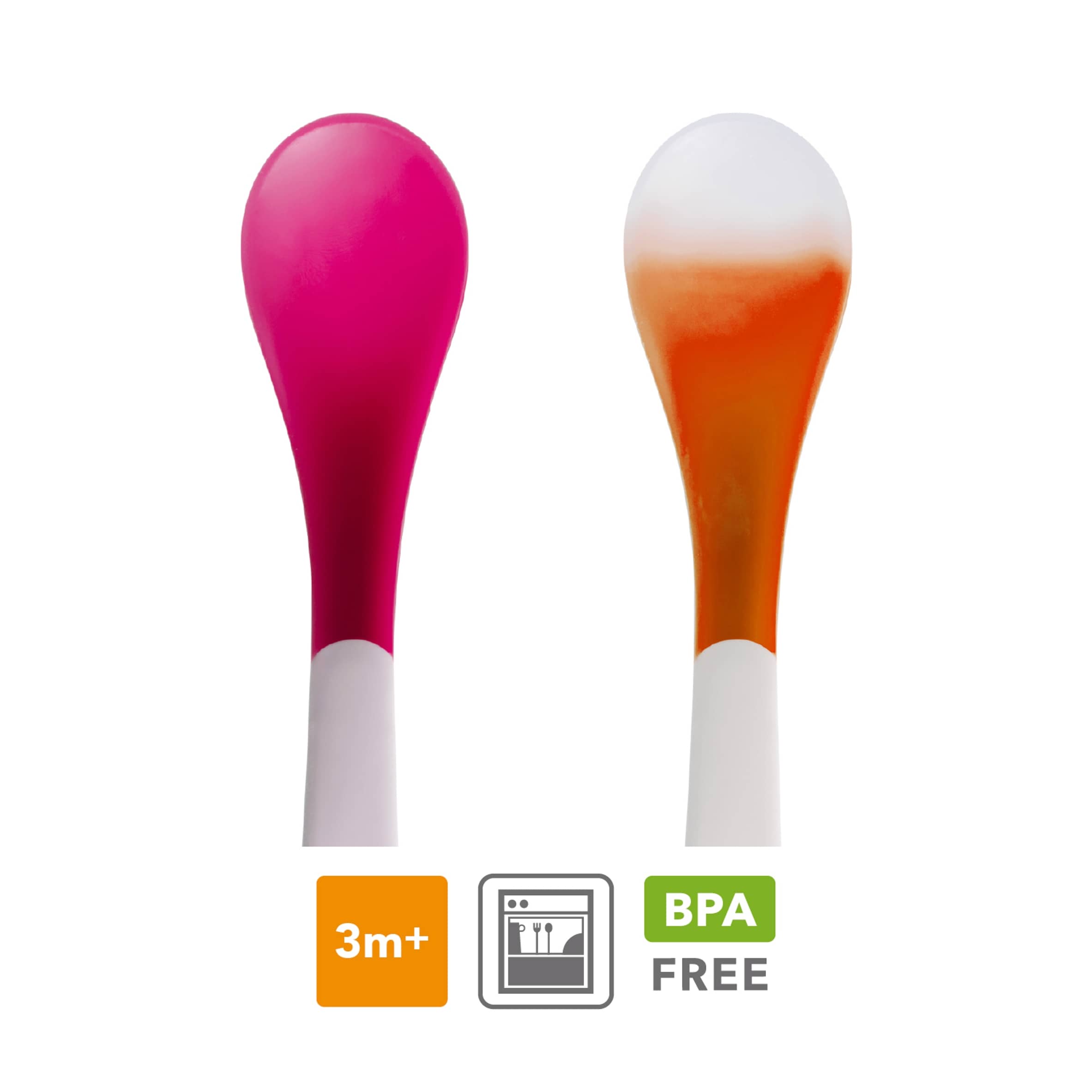 Munchkin White Hot Safety Spoons 4 Pack thumbnail 5