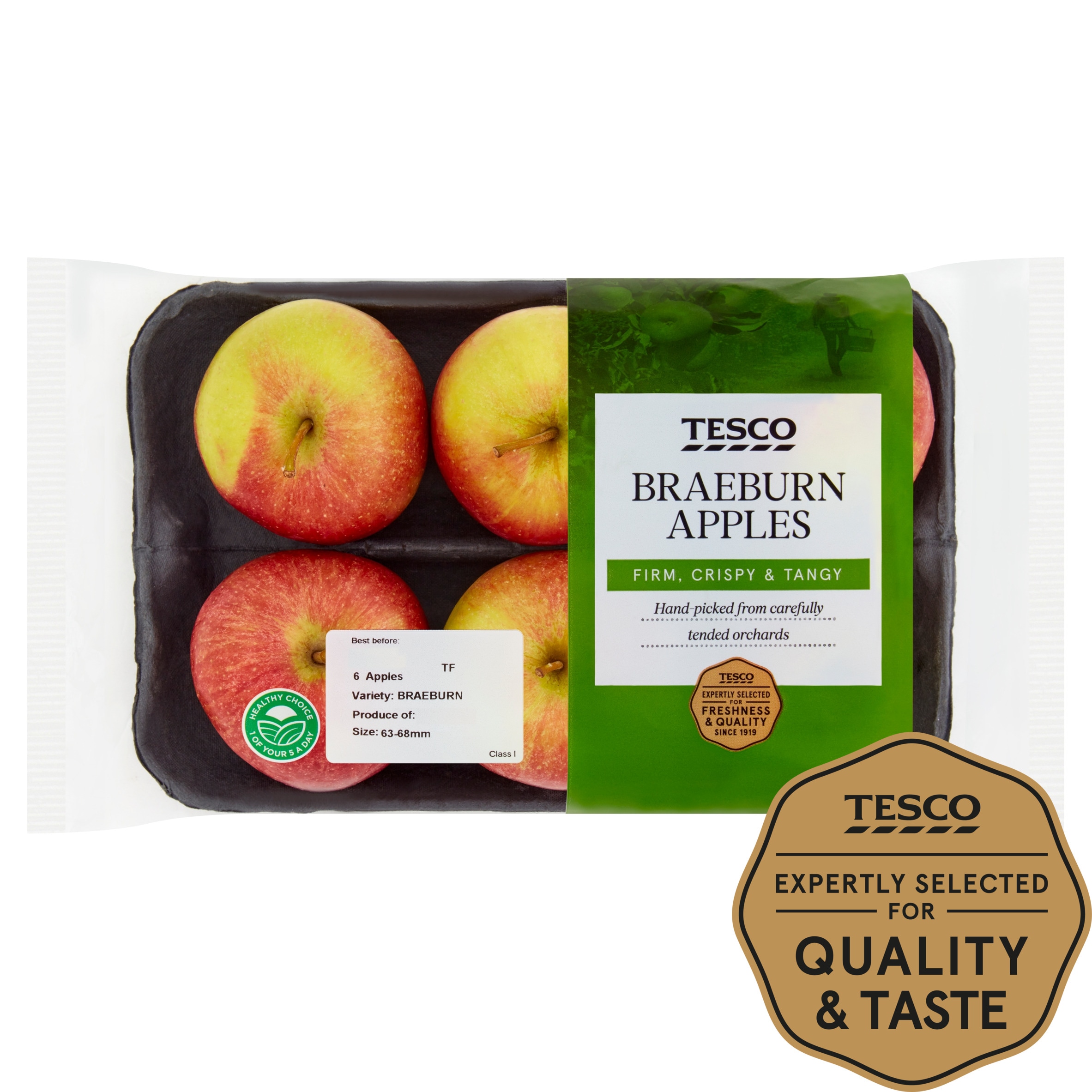 Tesco Braeburn Apple Minimum 5 Pack