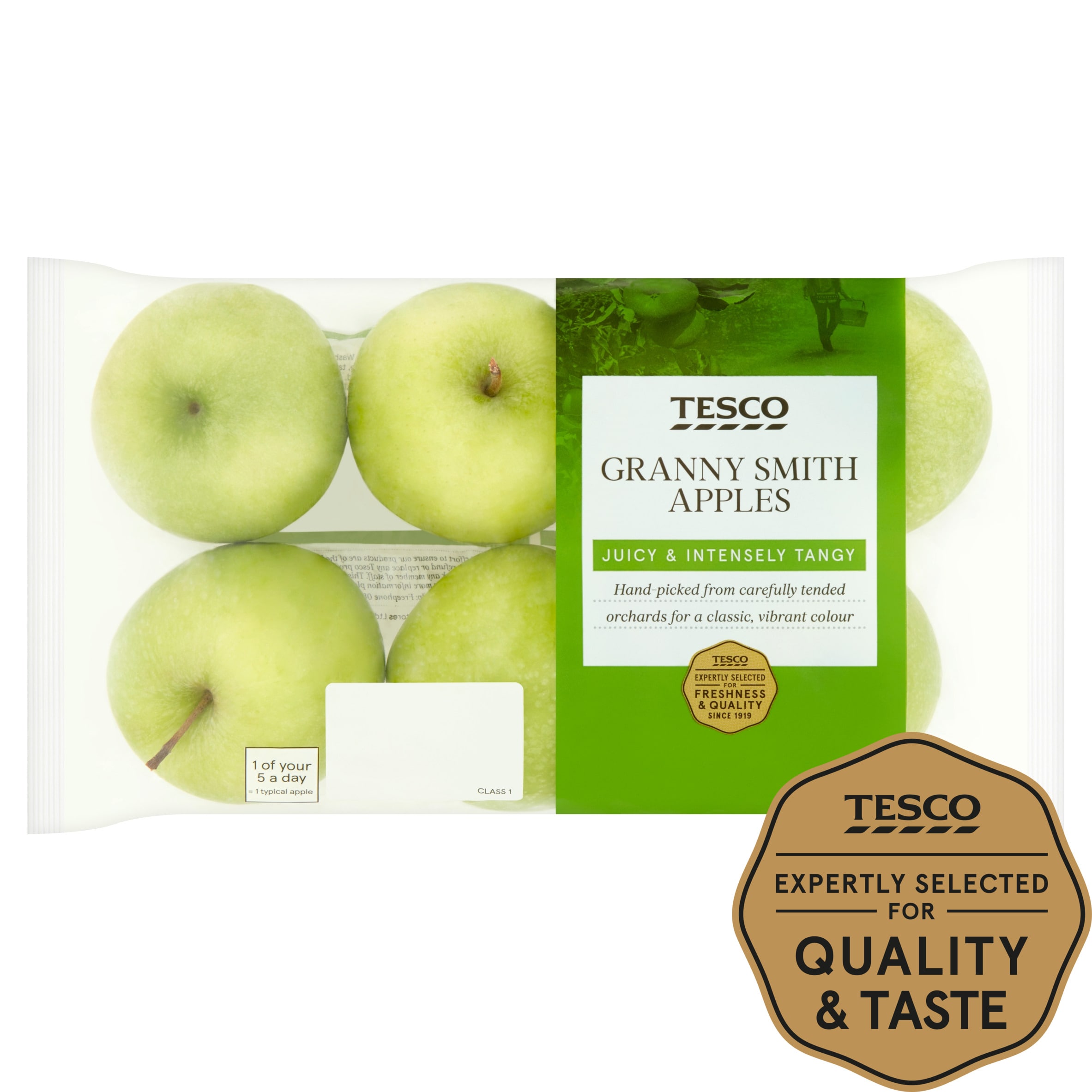 Tesco Granny Smith Apples Minimum 5 Pack