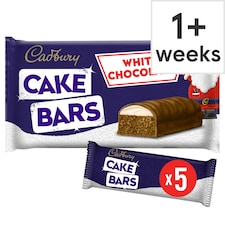 Cadbury White Chocolate Cake Bars 5 Pack