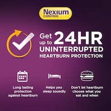 Nexium Control Heartburn & Acid Reflux Relief Tablets 7s thumbnail 4