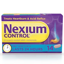 Nexium Control Heartburn & Acid Reflux Relief Tablets 14s