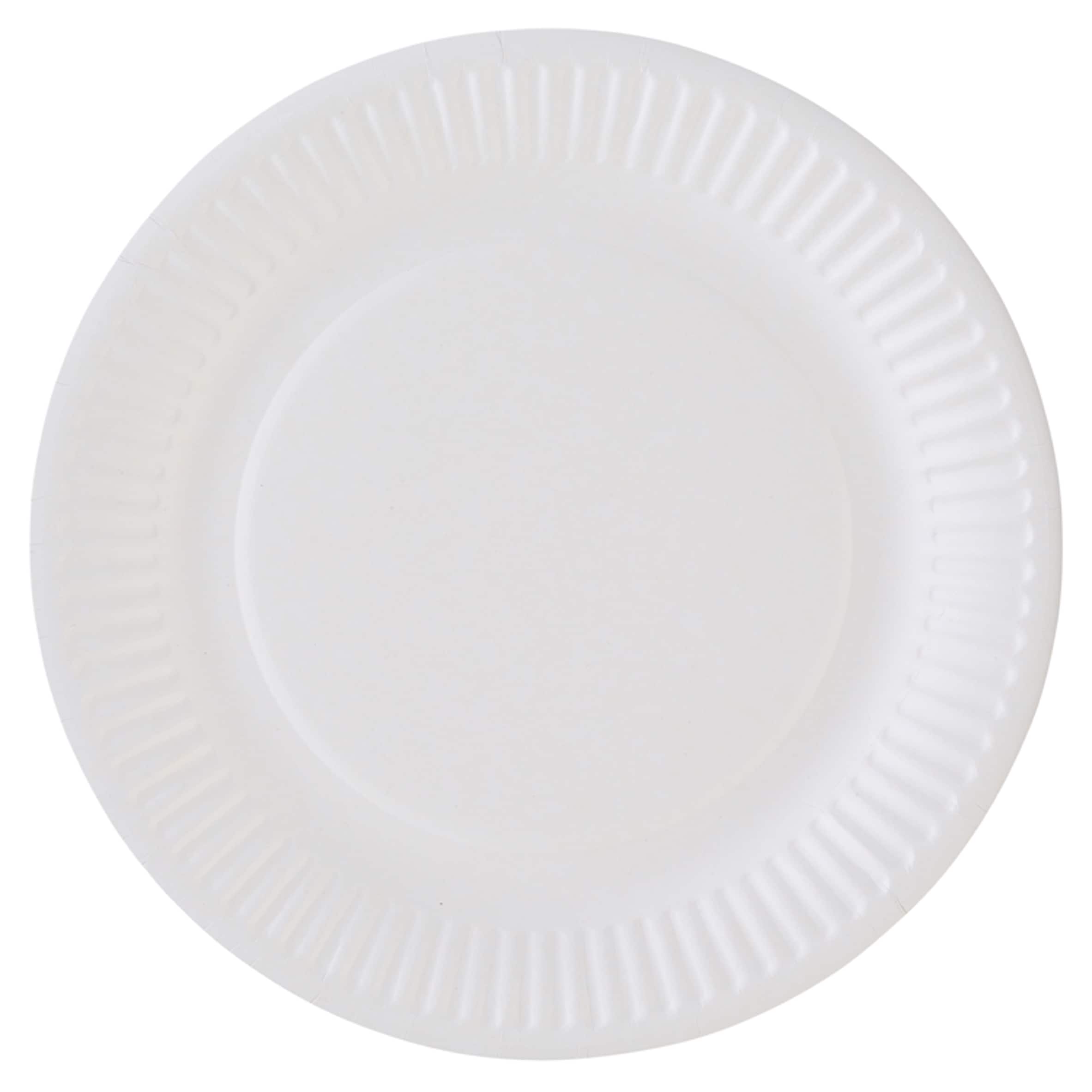 Tesco Paper Plates White 18cm 25 Pack