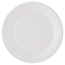 Tesco Paper Plates White 18cm 25 Pack