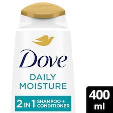 Dove Daily Moisture 2 In 1 Shampoo & Conditioner 400Ml