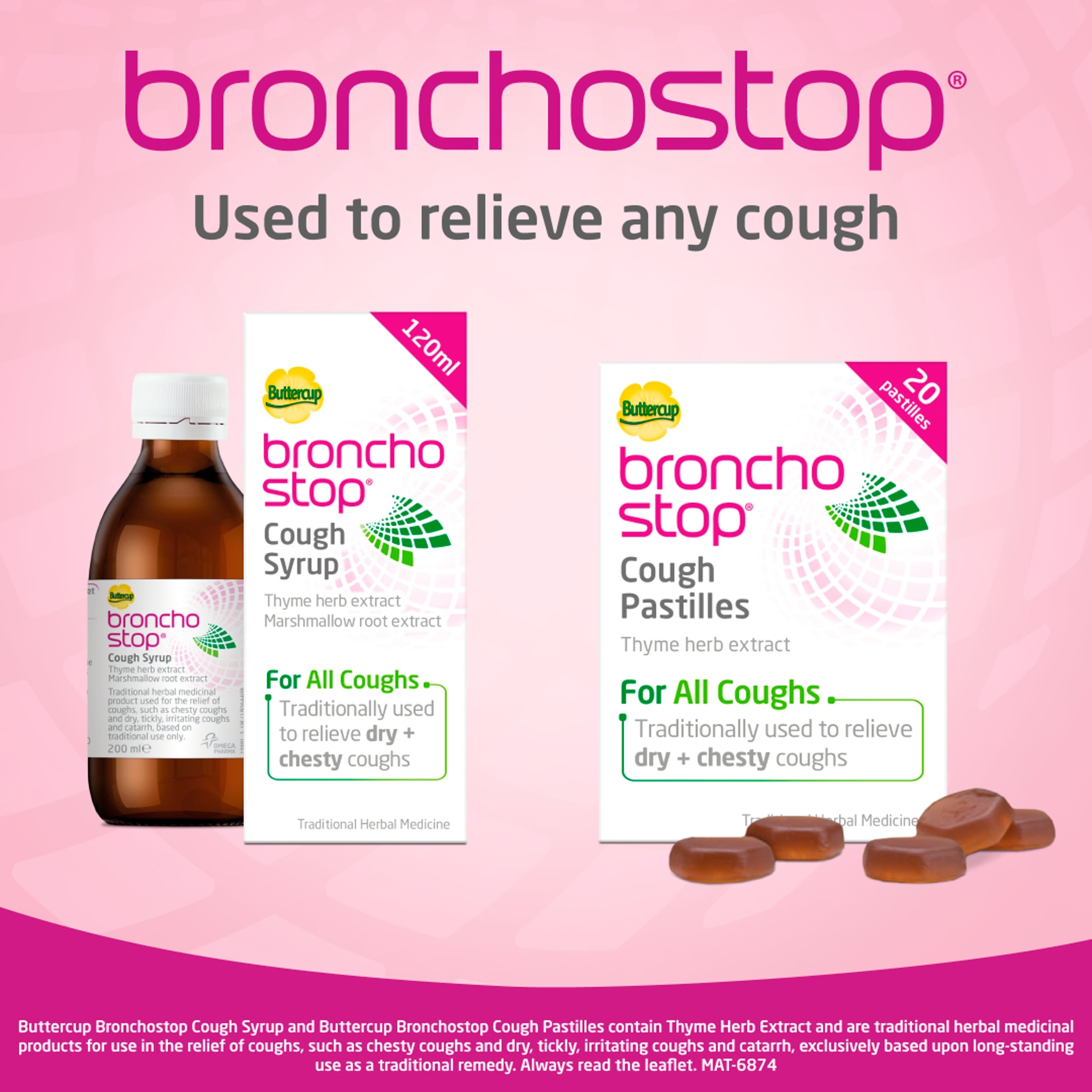 Buttercup Bronchostop Cough Relief Syrup 120ml thumbnail 5