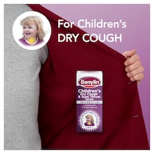 Benylin Children's Dry Cough and Sore Throat Syrup 125ml thumbnail 3