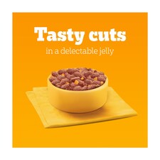 Pedigree Senior Wet Dog Food Pouches Mixed in Jelly 12x100g thumbnail 3