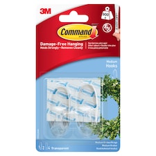 Command Clear Medium Hook 2 Pack