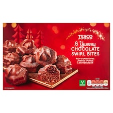 Tesco Chocolate Swirl Bites 8 Pack