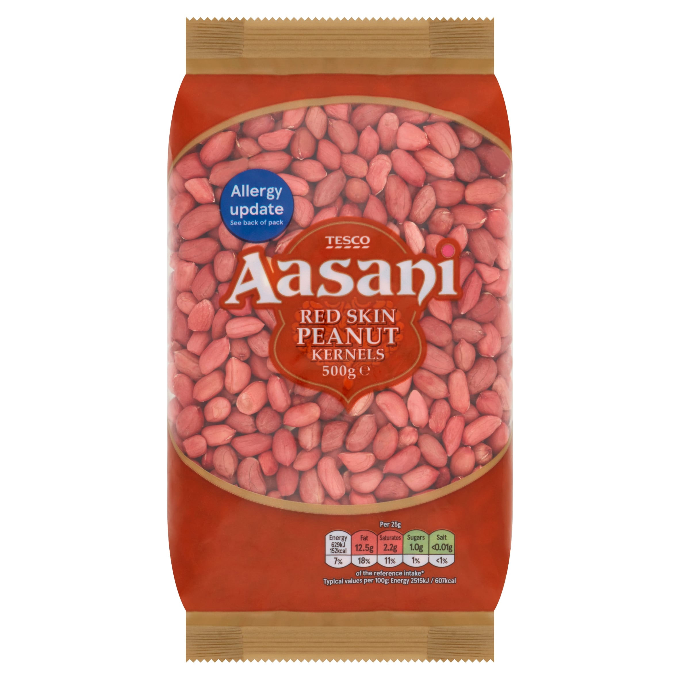 Aasani Red Skin Peanut Kernels 500G