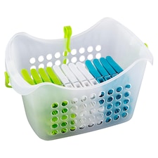 Tesco Peg Basket With 48 Pegs
