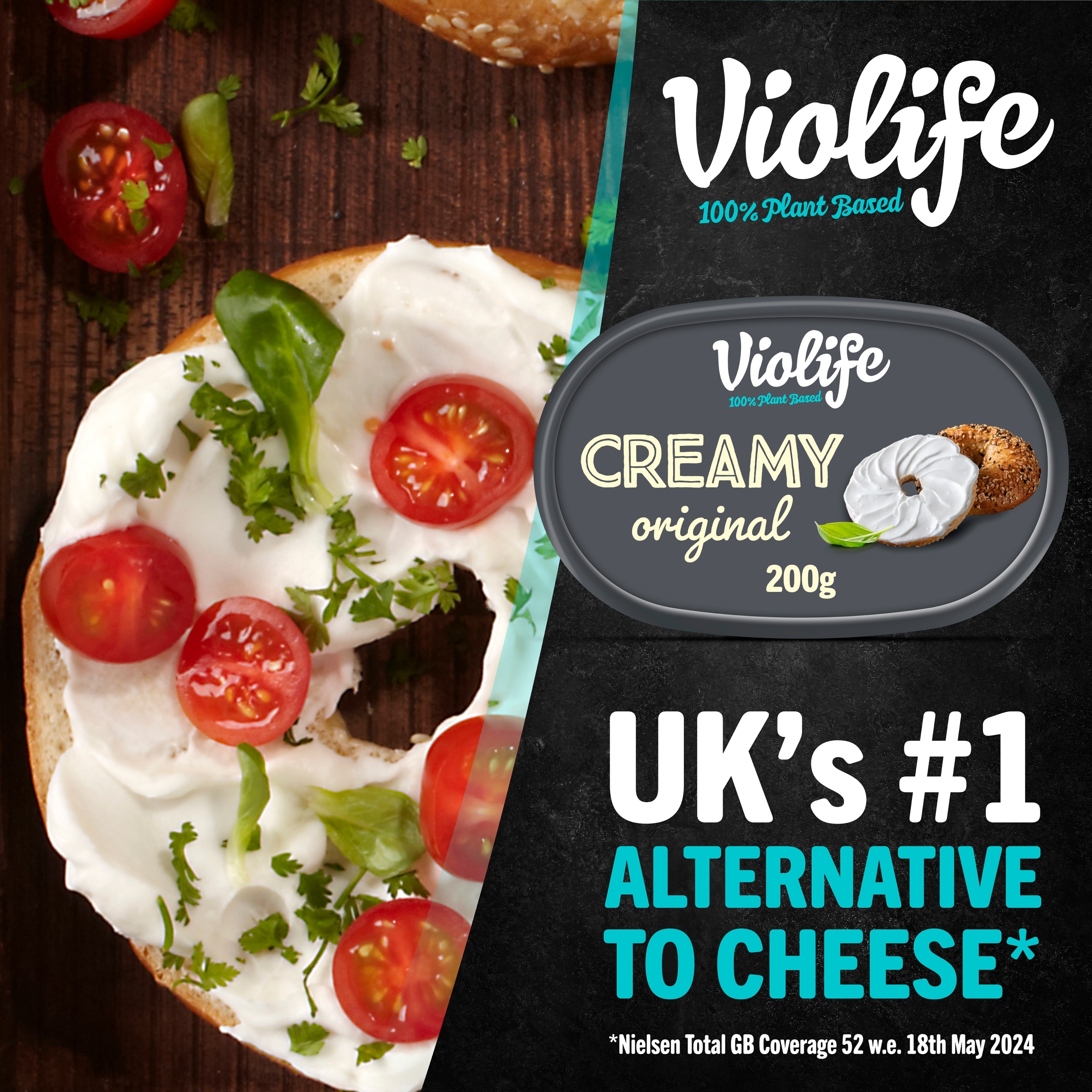 Free From Violife Cream Cheese Alternative 200G thumbnail 2