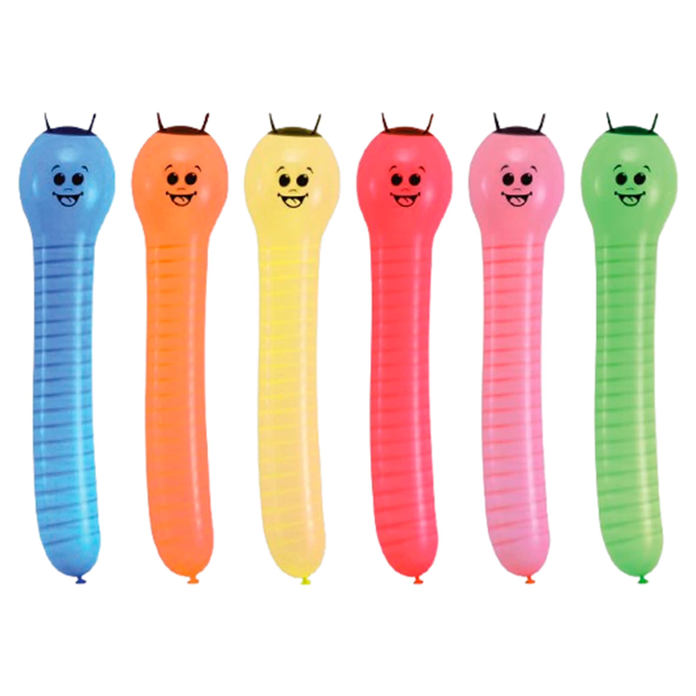 Tesco Caterpillar Balloons 6 Pack