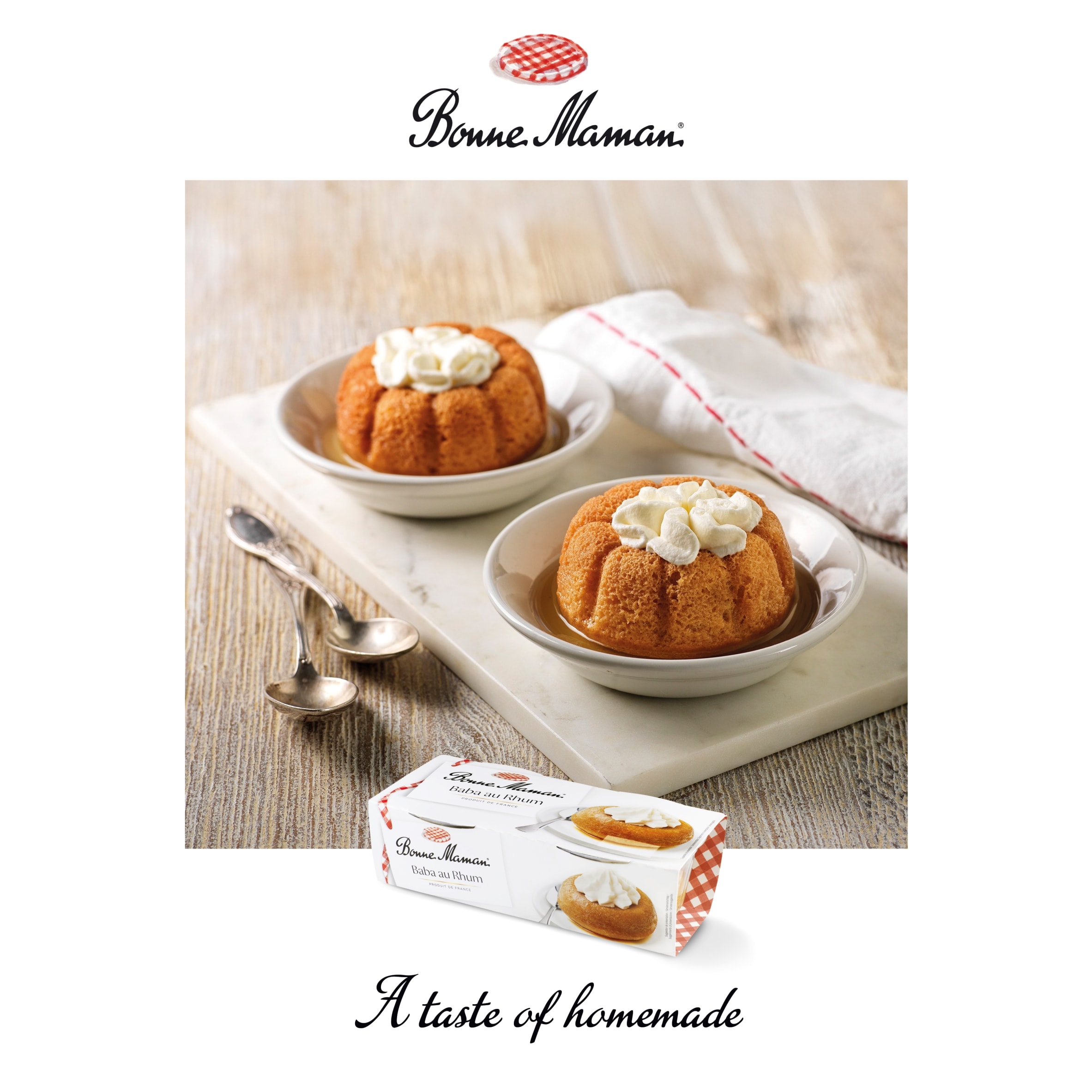 Bonne Maman baba au rhum Dessert 2x140g thumbnail 2