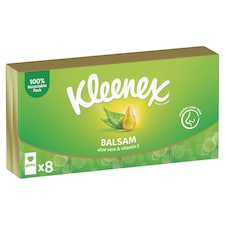 Kleenex Balsam Tissues Pocket Pack x8 9 Sheets thumbnail 2