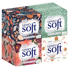 Tesco Luxury Soft Cube Tissues 56S