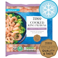 Tesco Cooked King Prawns 170G