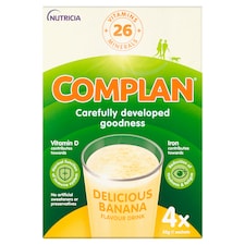 Complan Nutritional Drink Mix - Banana 4 Sachets 220g