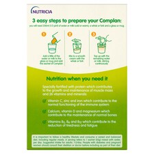 Complan Nutritional Drink Mix - Banana 4 Sachets 220g thumbnail 3