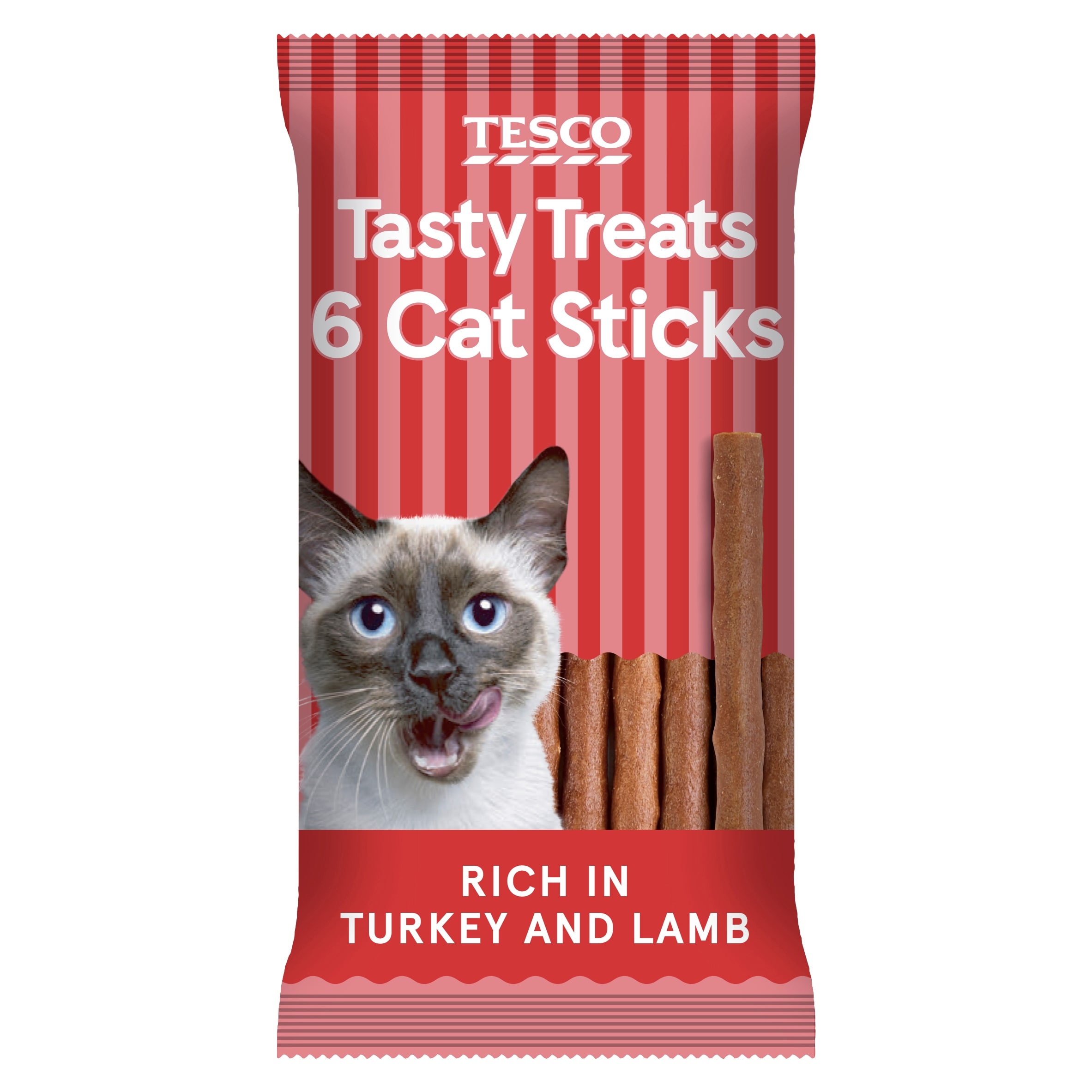 Tesco Turkey & Lamb Cat Stick Treats 30G
