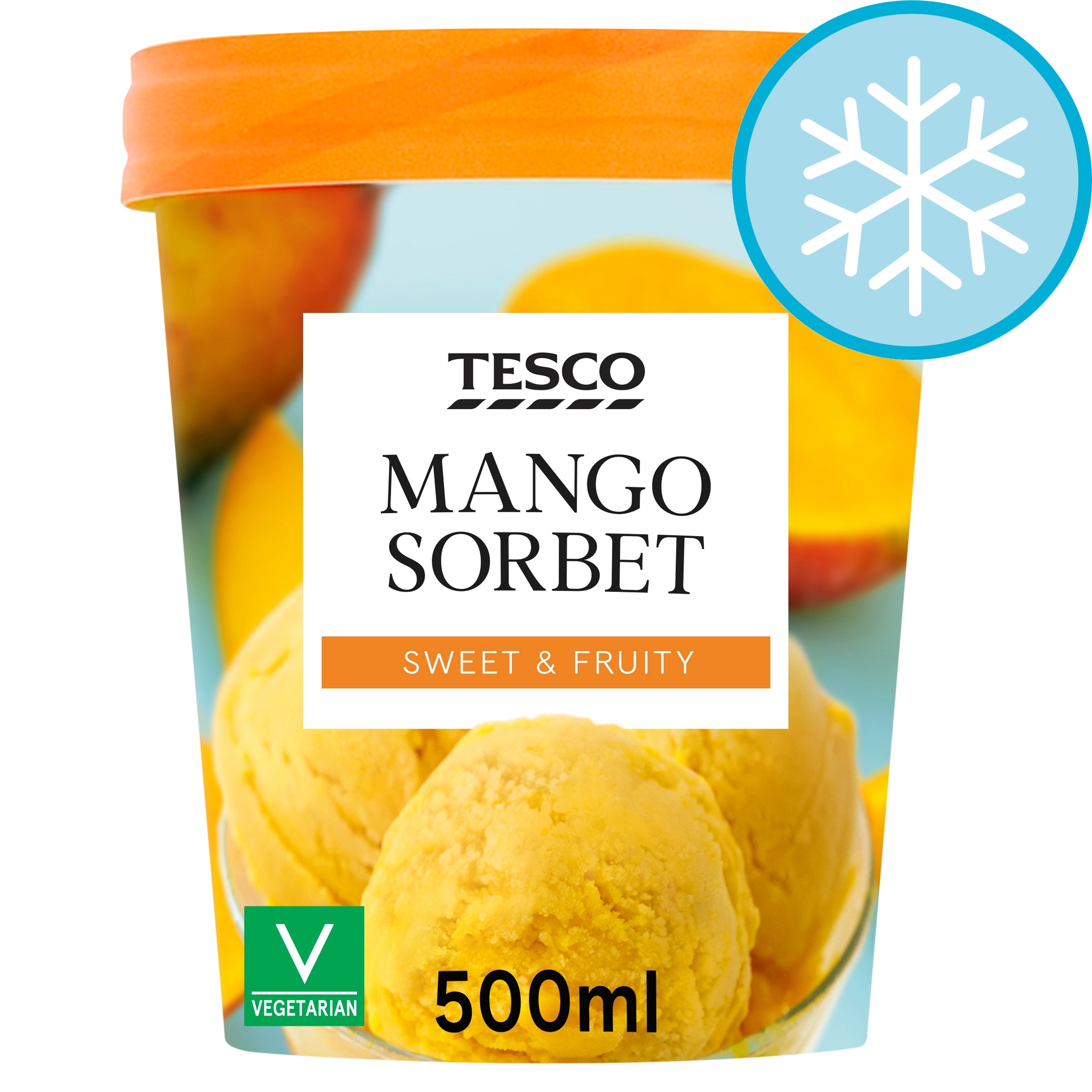 Tesco Mango Sorbet 500Ml