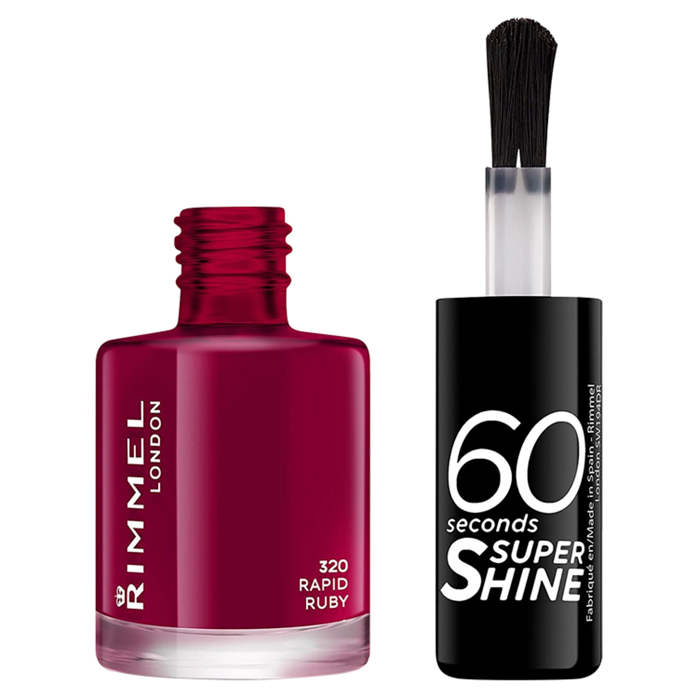 Rimmel Nailpolish 60 Seconds Rapid Ruby 8Ml thumbnail 2