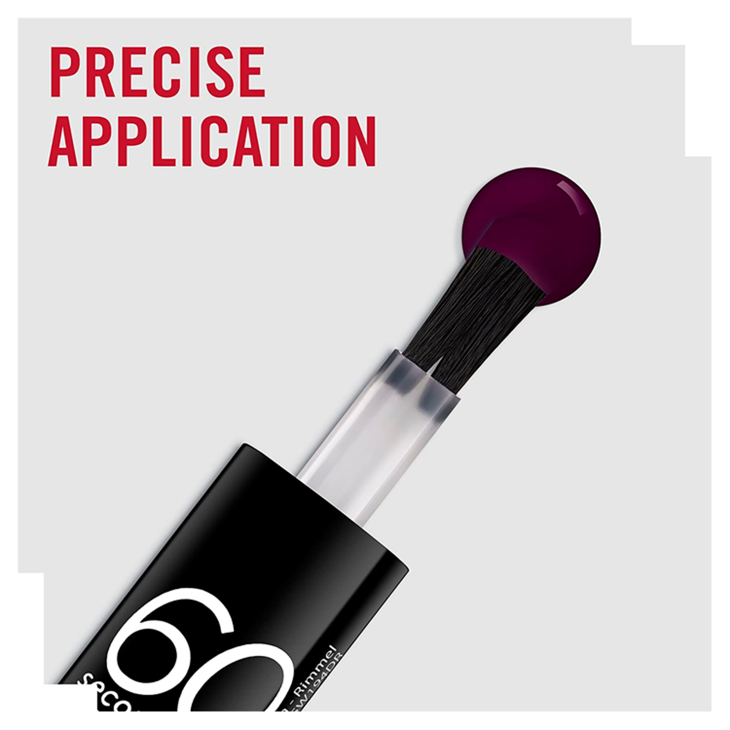 Rimmel Nailpolish 60 Seconds Black Cherries 8Ml thumbnail 4