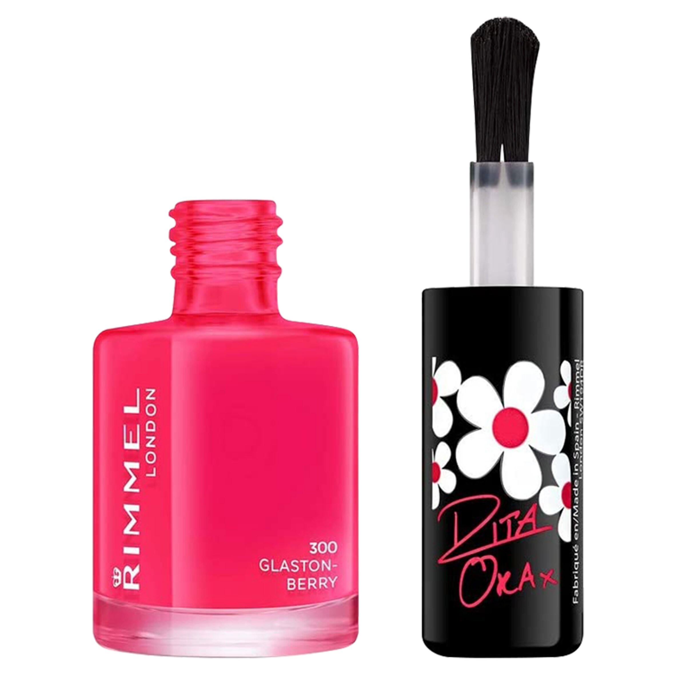 Rimmel Nailpolish 60 Seconds Rita Ora Glaston Berry 8Ml thumbnail 2
