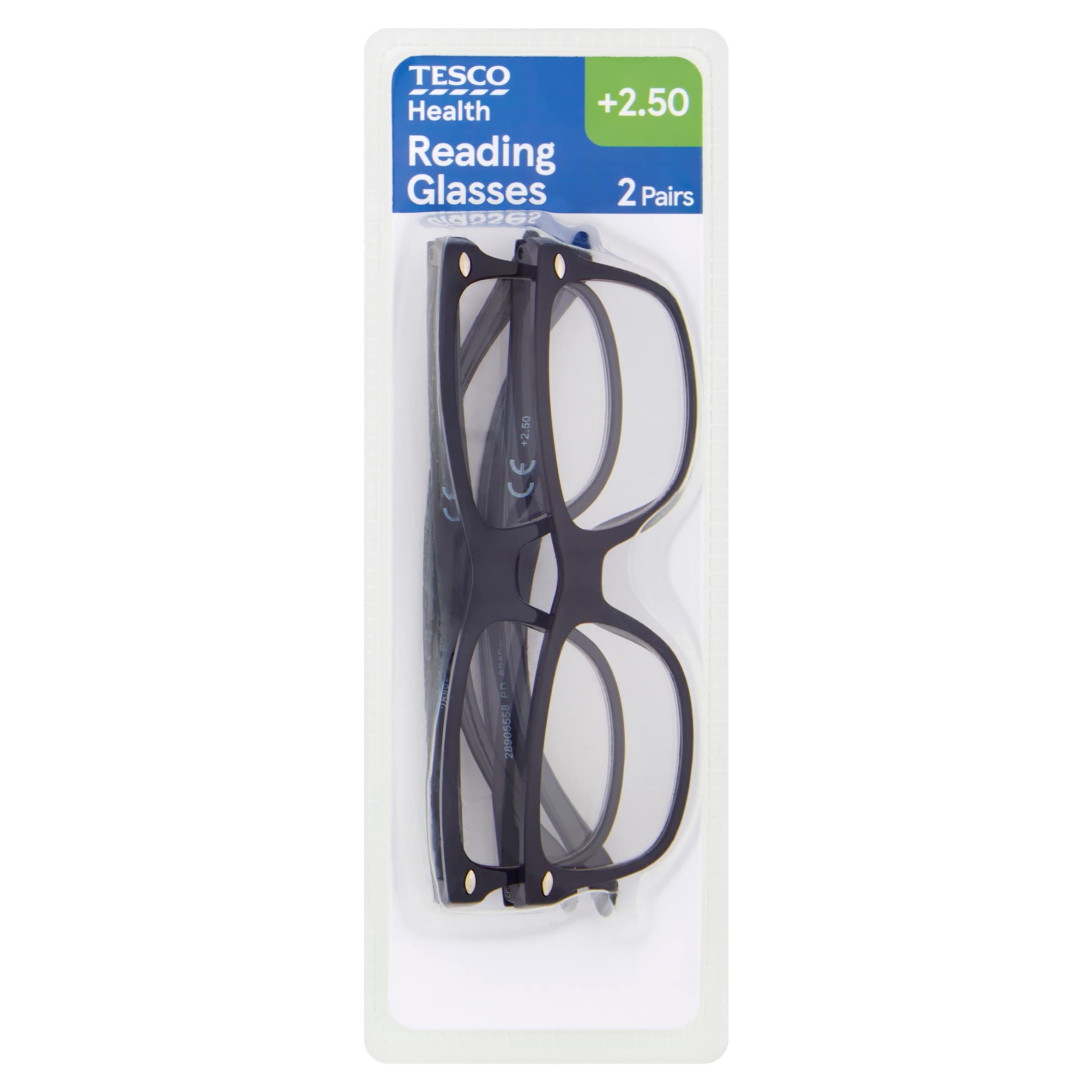 Tesco Health Reading Glasses Twin Pack 2.5