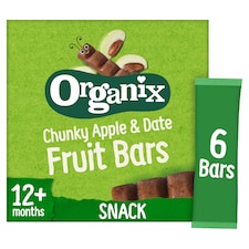 Organix Apple & Date 6 X 17G