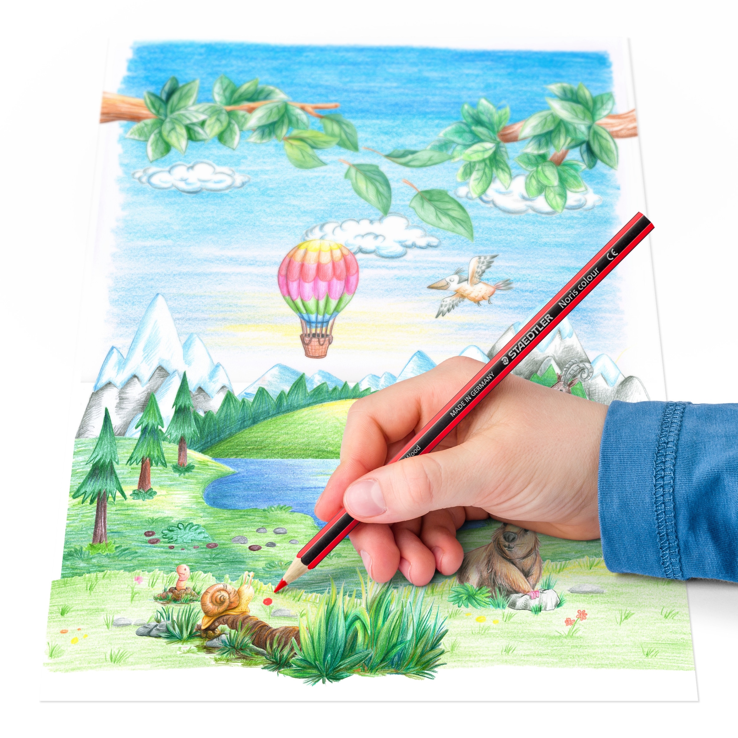 Staedtler Noris Stationery Colouring Pencils 24 Pack thumbnail 3
