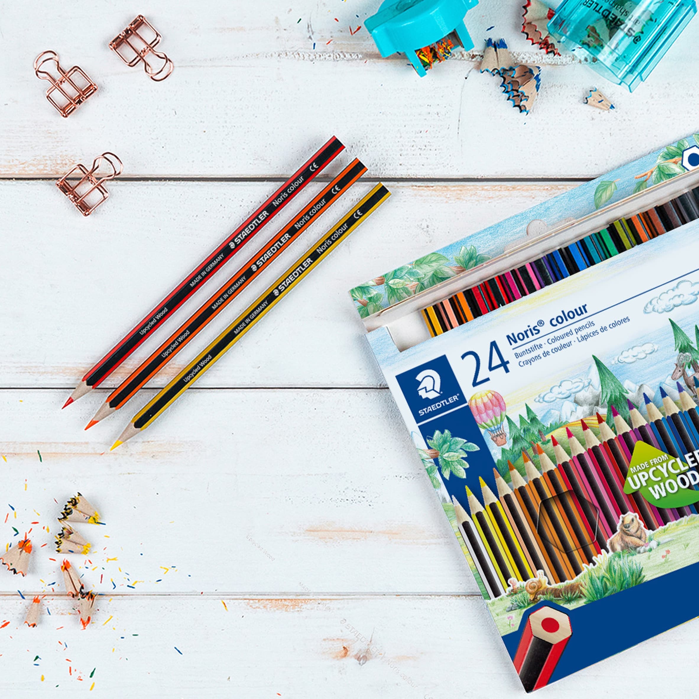 Staedtler Noris Stationery Colouring Pencils 24 Pack thumbnail 4