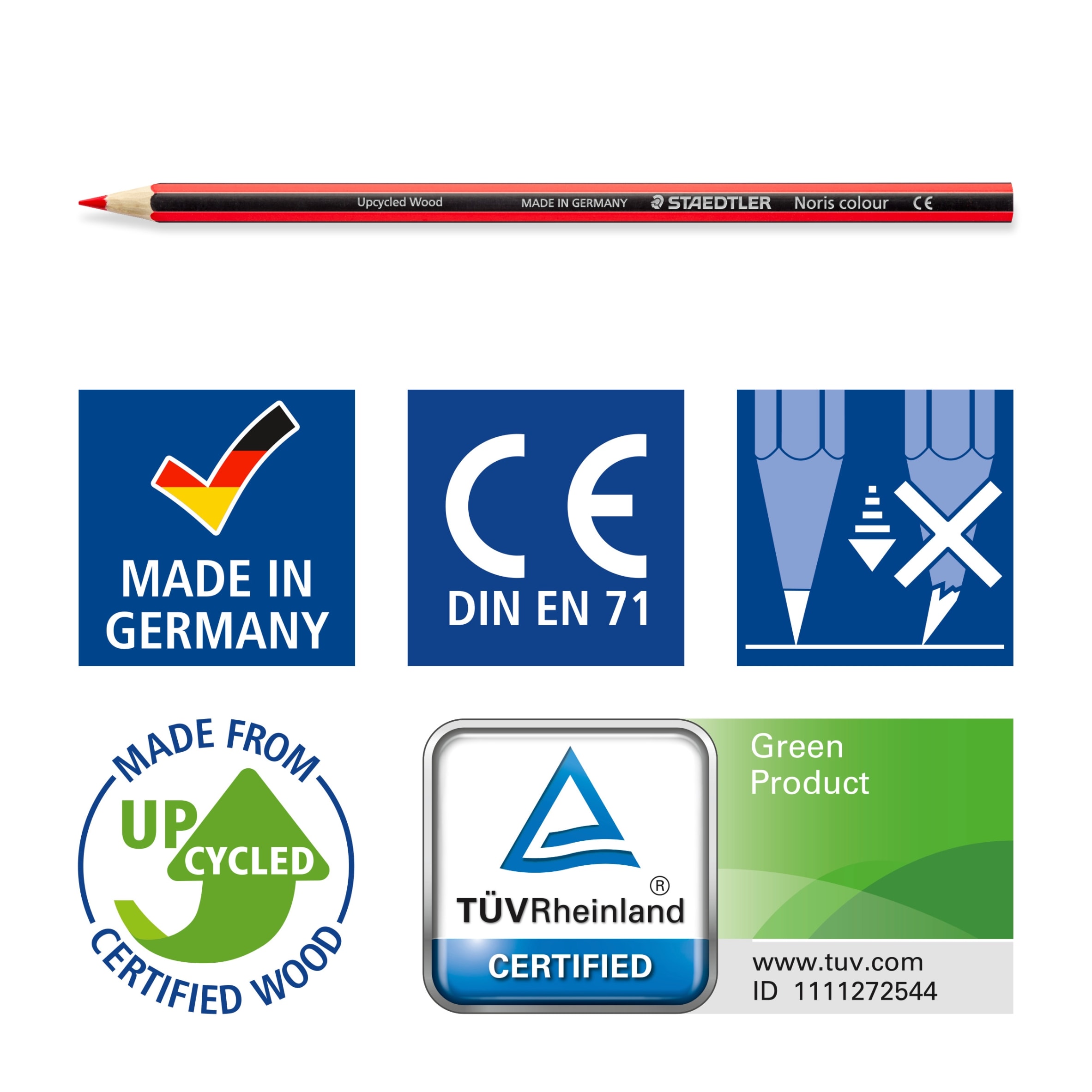 Staedtler Noris Stationery Colouring Pencils 24 Pack thumbnail 5