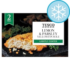 Tesco Lemon & Parsley Yellowfin Sole Fillets 250g