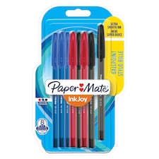 Paper Mate InkJoy 100 Ballpoint Pens, Assorted, 8 Count