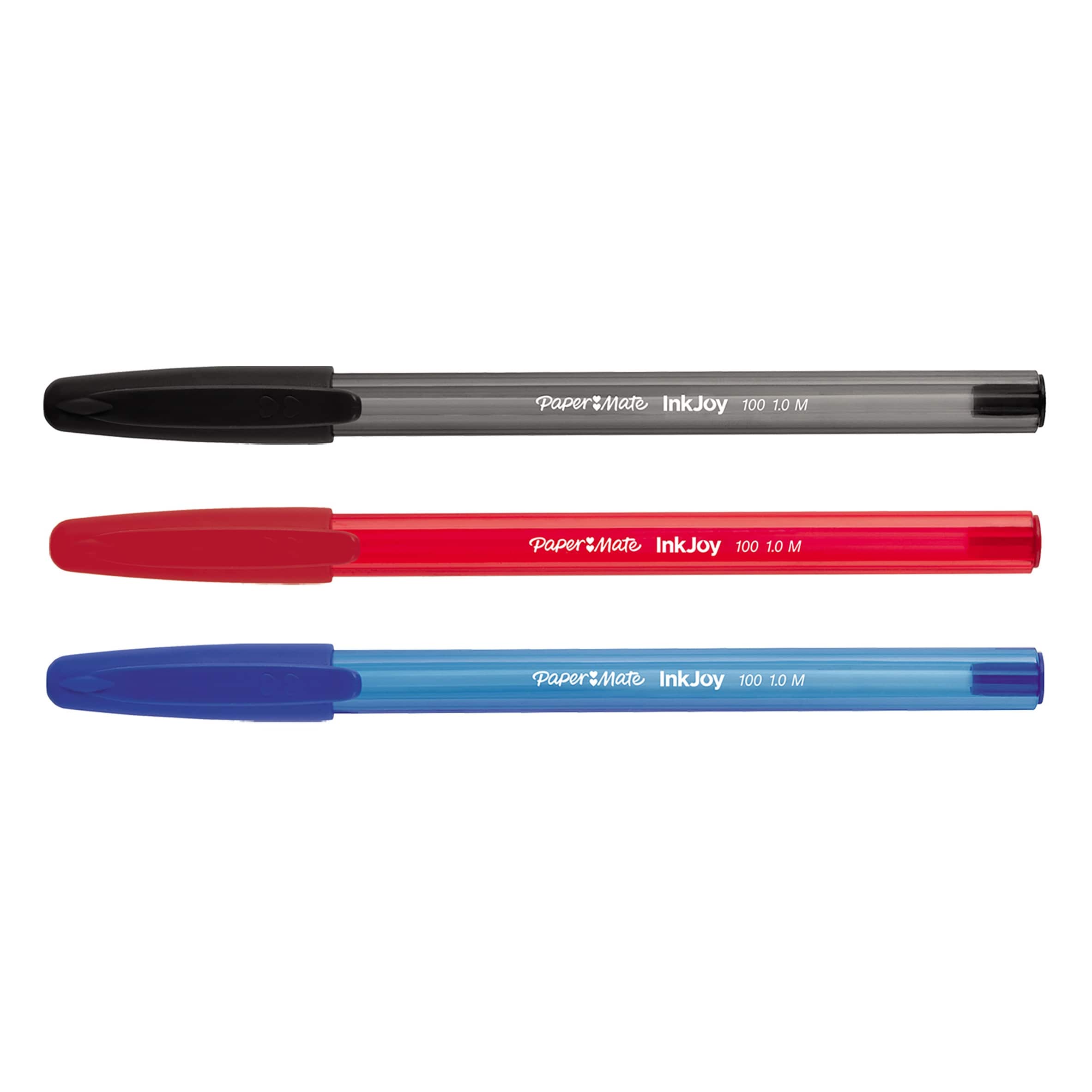 Paper Mate InkJoy 100 Ballpoint Pens, Assorted, 8 Count thumbnail 2