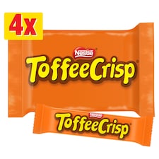 Toffee Crisp Biscuit Bar 4 Pack Multipack 152g