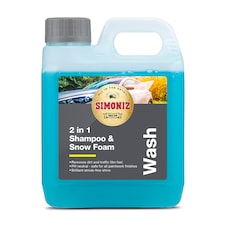 Simoniz 2 in 1 Shampoo & Snow Foam 1 Litre