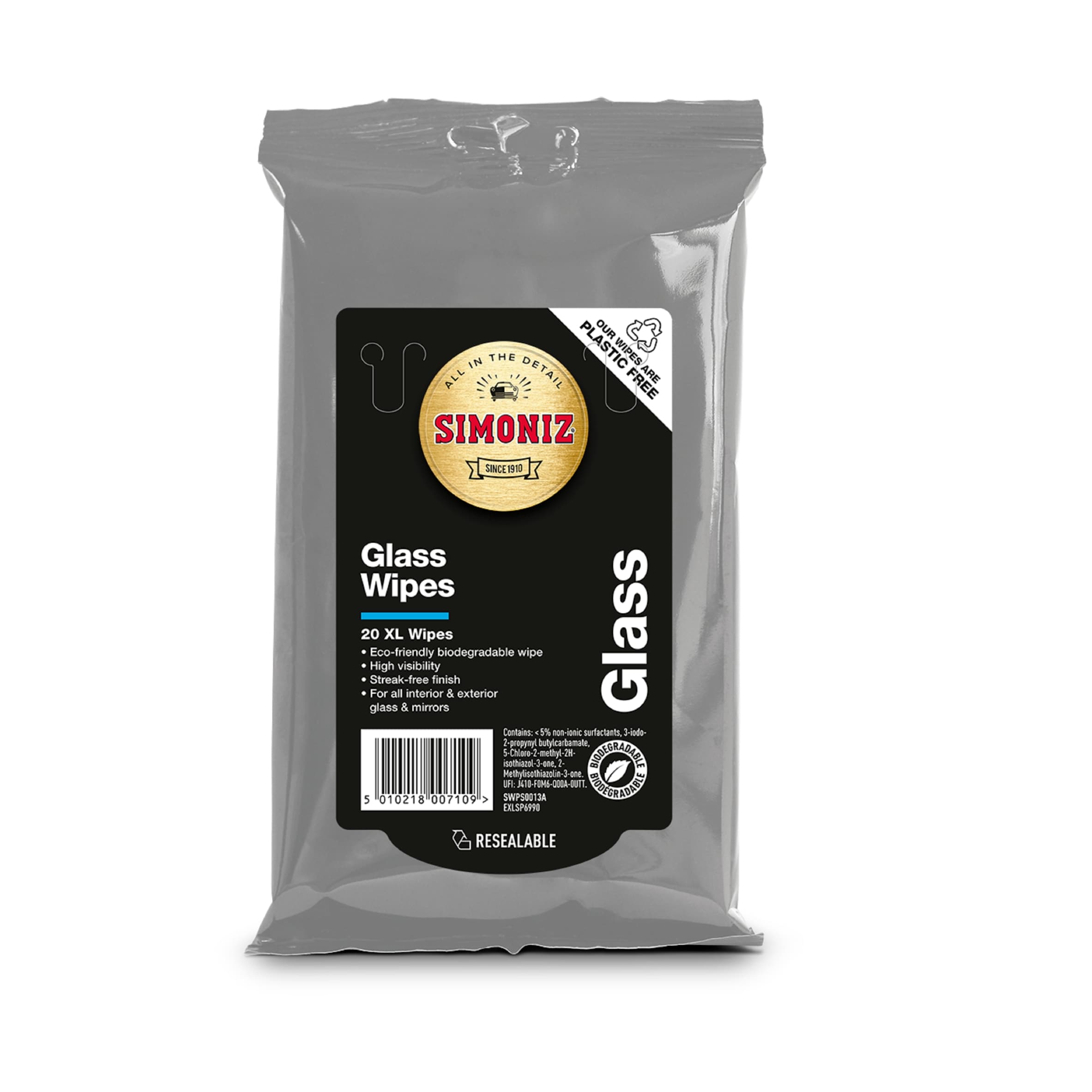 Simoniz Glass Wipes 20 Pack