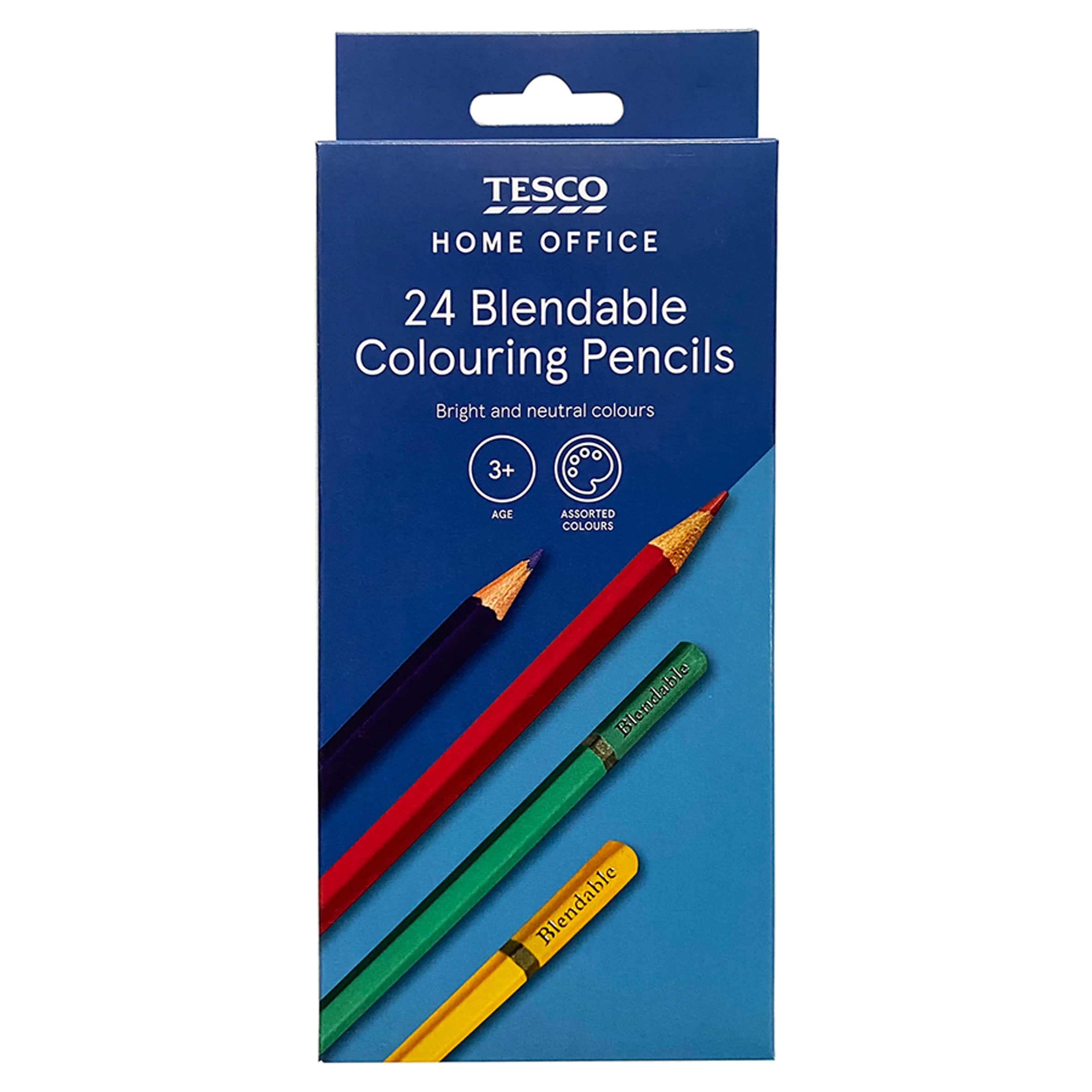 Tesco Blendable Colouring Pencils 24 Pack