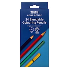 Tesco Blendable Colouring Pencils 24 Pack