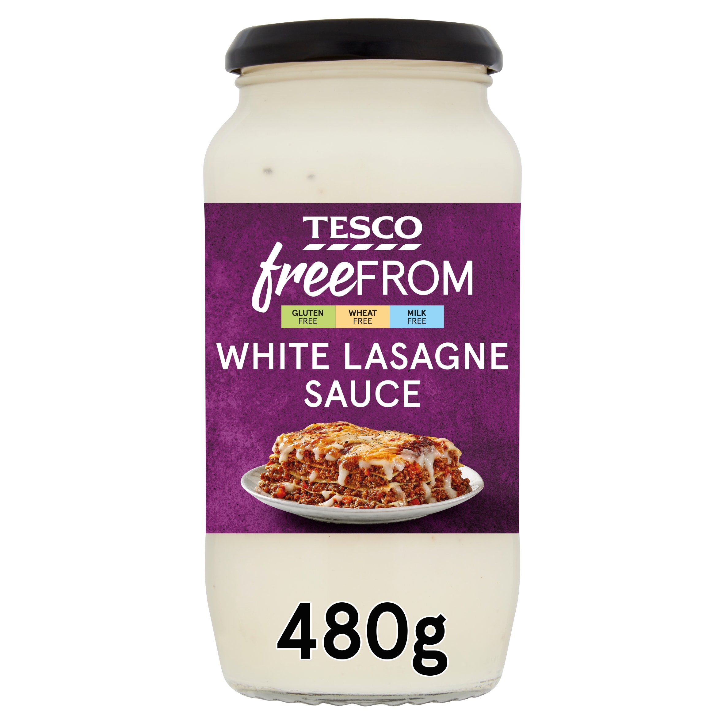Tesco Free From White Lasagne Sauce 480G